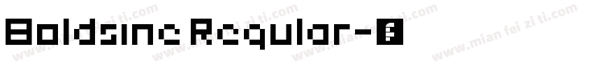 Boldsine Regular字体转换